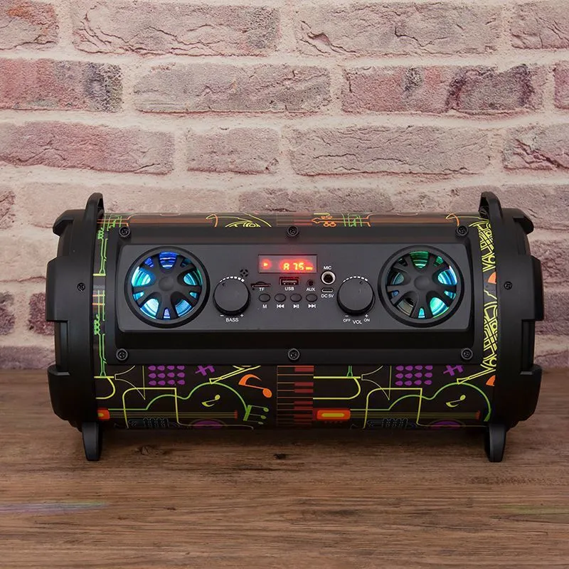 Creative Wireless Smart Bluetooth Speaker Square Dance Speaker Mobile Phone Karaoke Card Subwoofer