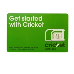 Cricket Wireless 1 Lines $55 Plan Unlimited Talk, Text, Web ,for USA, Mexico, Canada
