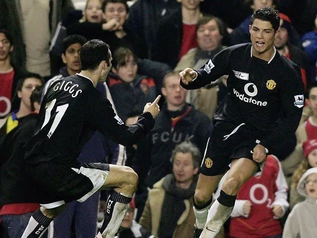 Cristiano Ronaldo Manchester United 2004 2005 Away STAND UP SPEAK UP Jersey Shirt XL