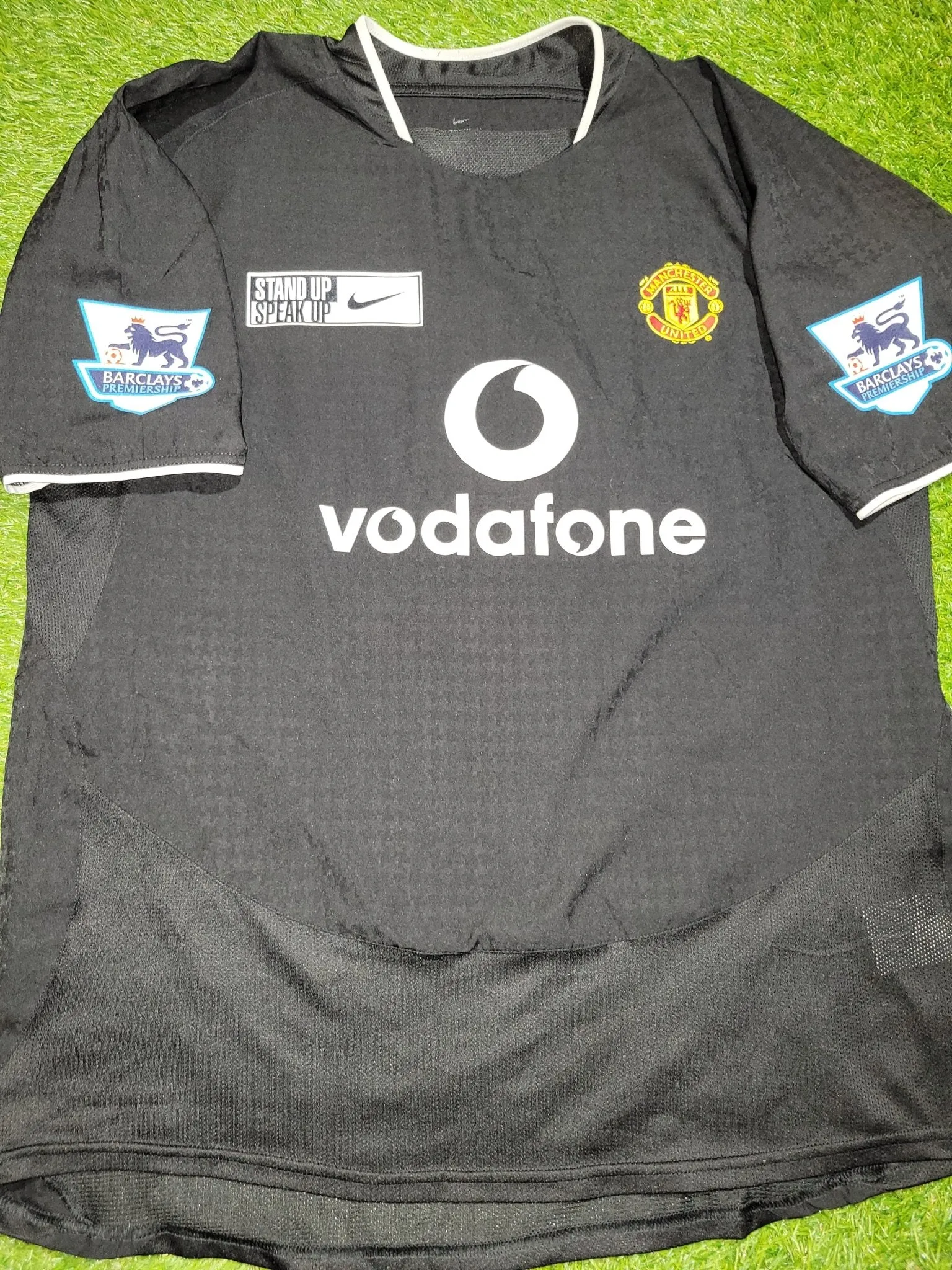 Cristiano Ronaldo Manchester United 2004 2005 Away STAND UP SPEAK UP Jersey Shirt XL