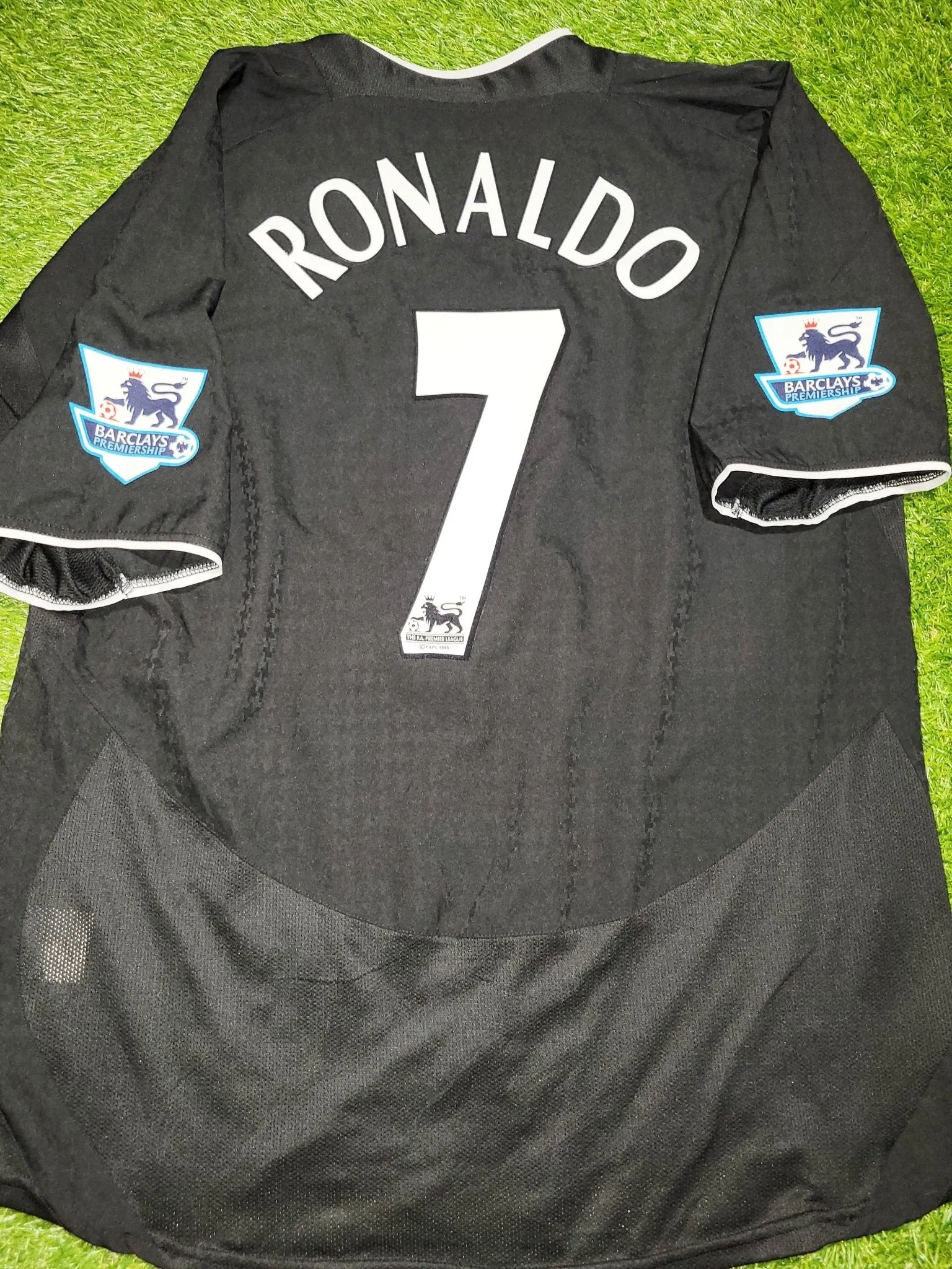 Cristiano Ronaldo Manchester United 2004 2005 Away STAND UP SPEAK UP Jersey Shirt XL