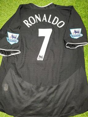 Cristiano Ronaldo Manchester United 2004 2005 Away STAND UP SPEAK UP Jersey Shirt XL