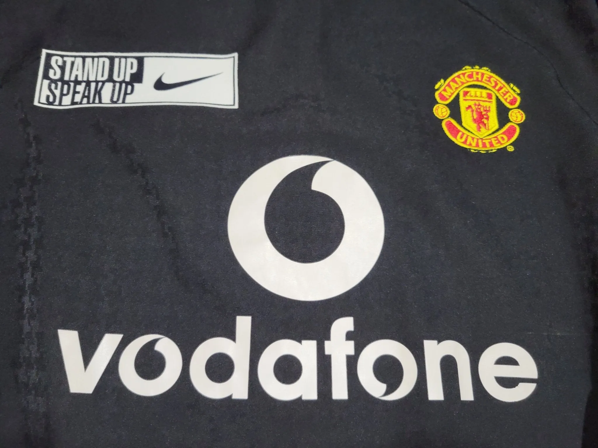 Cristiano Ronaldo Manchester United 2004 2005 Away STAND UP SPEAK UP Soccer Jersey Shirt M SKU# 112678