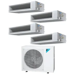 Daikin 4-Zone Concealed Ducted Hyper Heat Mini-Split 36000 BTU Heat Pump Air Conditioner 9k   9k   15k   15k - 15.9 SEER2