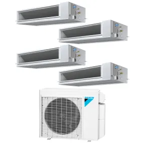 Daikin 4-Zone Concealed Ducted Mini-Split 36000 BTU Heat Pump Air Conditioner 9k   12k   12k   12k - 14.9 SEER2