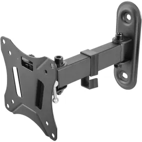 Deltaco 13" to 27" Display Full-Motion 2-Way Wall Mount - Black | ARM0250
