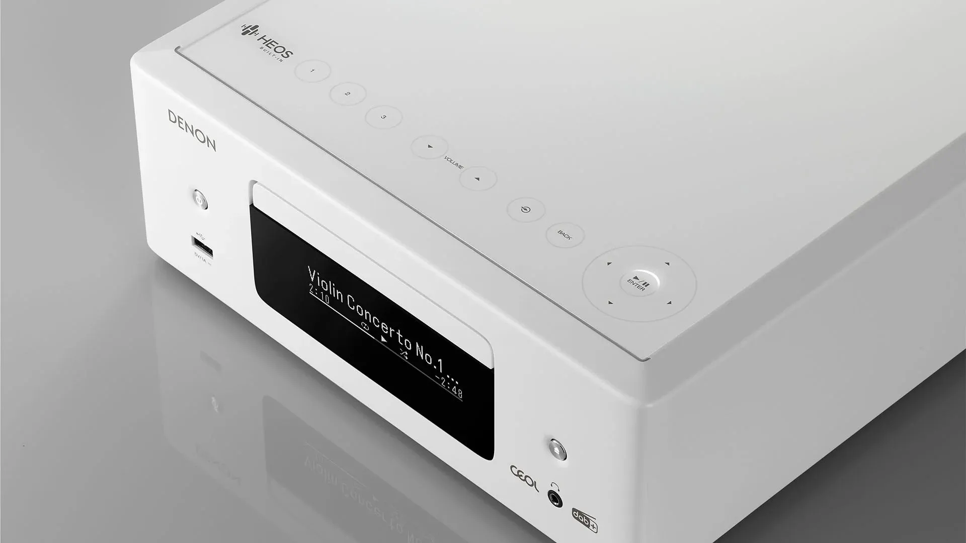 Denon CEOL N12 DAB DAB  Receiver With SCN10 Speakers Bundle White