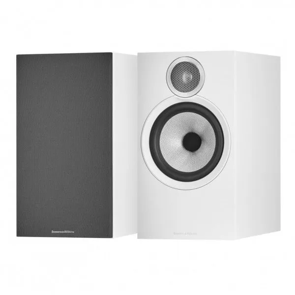Denon CEOL RCD-N12 DAB  Hi-Fi System with Bowers & Wilkins 606 S3 Speakers Pair White