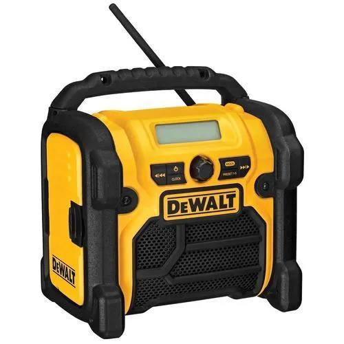 DEWALT 12-Volt; 18-Volt or 20-Volt Max Water Resistant Cordless Jobsite Radio