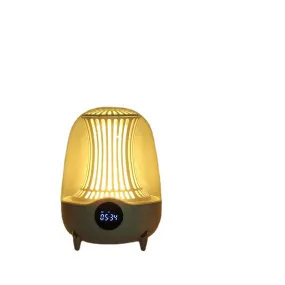 Display Screen K11s Bluetooth Speaker Clock Alarm Clock Card Small Speaker TWS Atmosphere LED Light Speaker