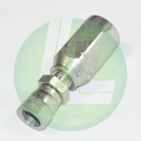 Eaton Weatherhead 42506N-606 Reusable High Pressure Hydraulic Female Swivel Fitting End Assembly for 3/8" Hose