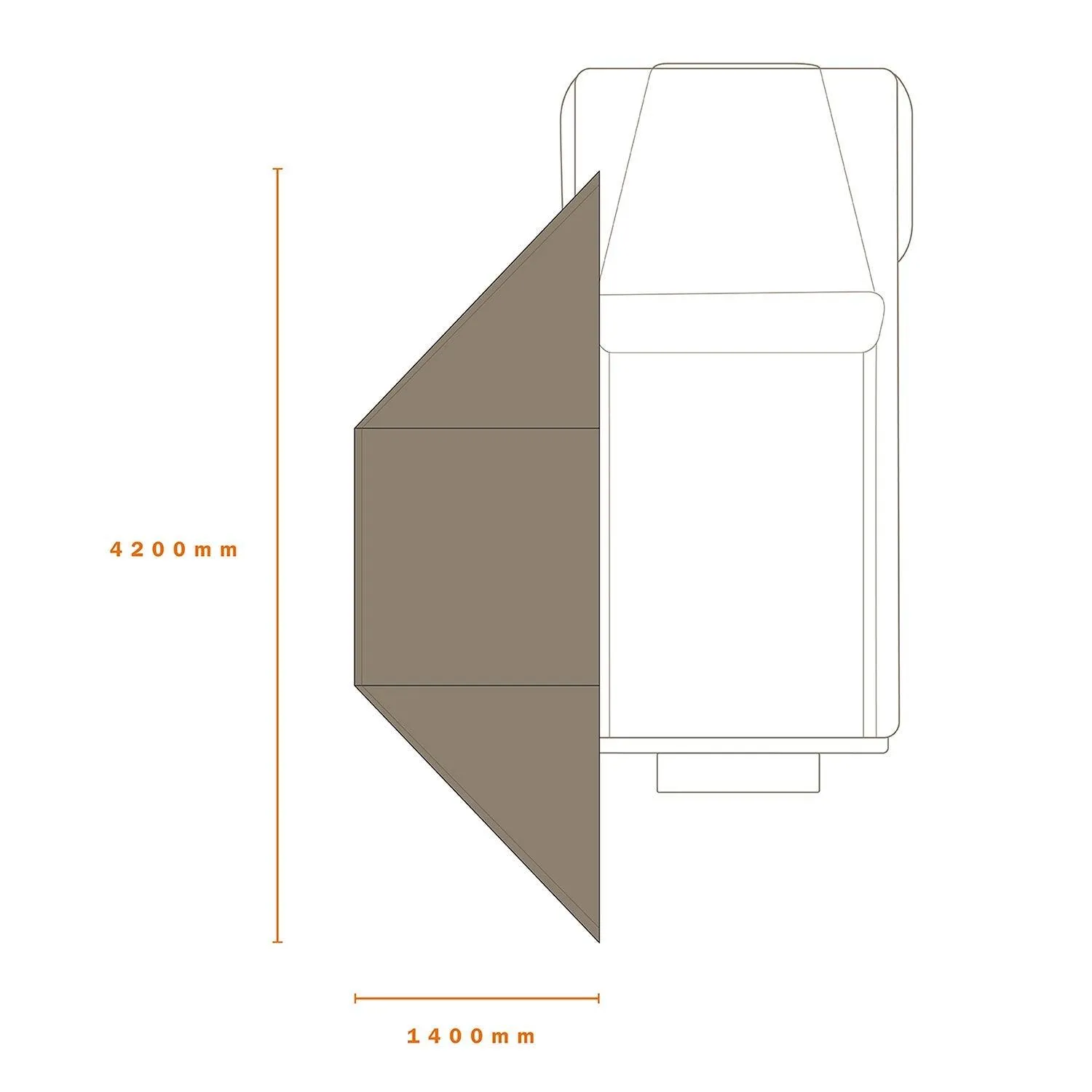 ECLIPSE 180V VERSATILE AWNING **PRE-ORDER FOR CHRISTMAS DELIVERY**