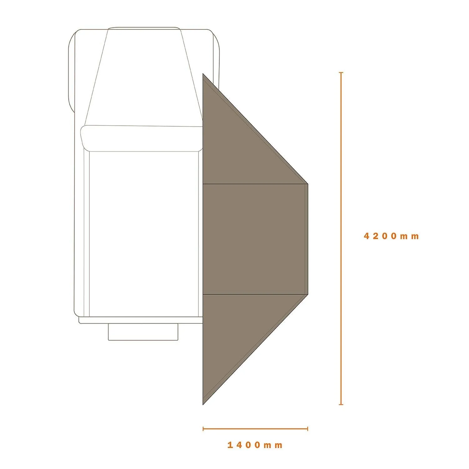 ECLIPSE 180V VERSATILE AWNING **PRE-ORDER FOR CHRISTMAS DELIVERY**
