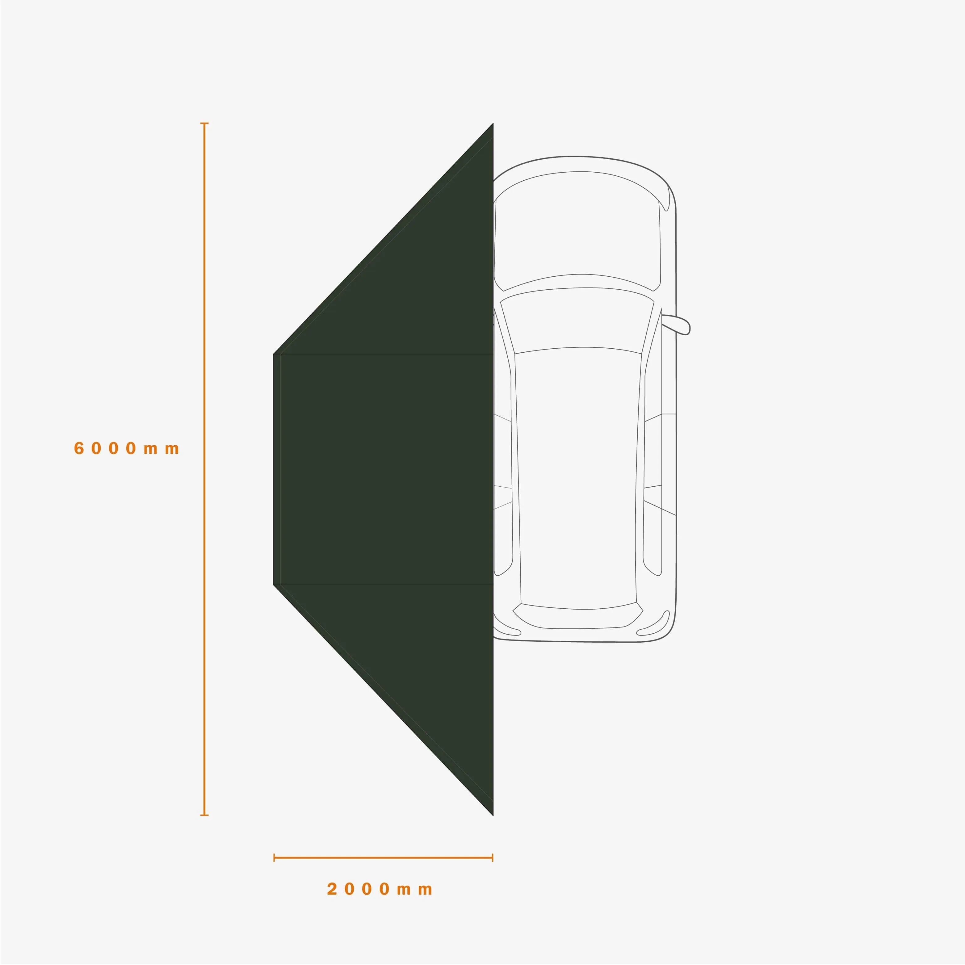 ECO ECLIPSE 180 AWNING - PRE ORDER FOR CHRISTMAS DELIVERY