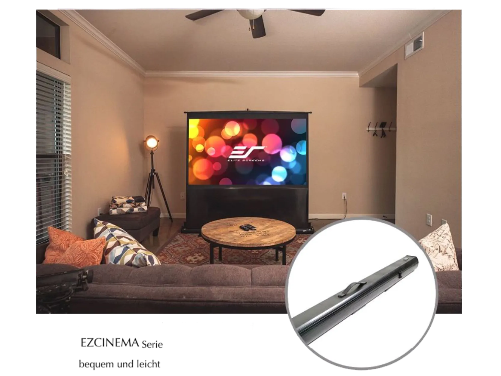 EZ CINEMA- PORTABLE PROJECTION SCREENS