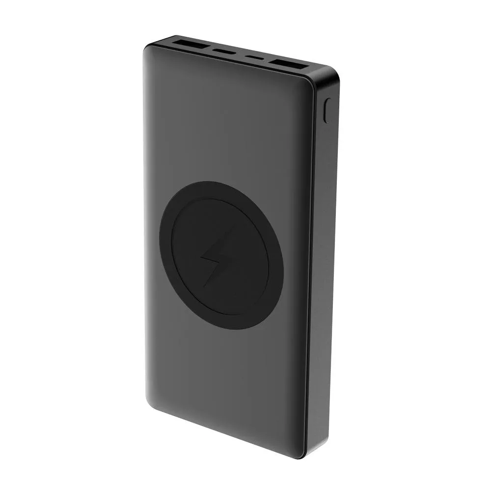 FLOLAB's Premium Aluminum Qi Wireless Power Bank: Never Run Out of Battery(Buy Second One for Free)