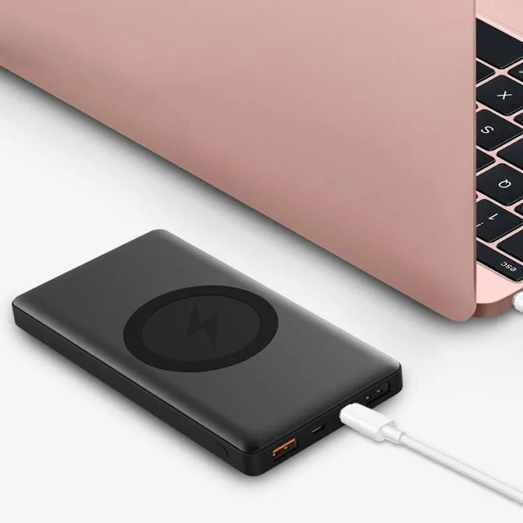 FLOLAB's Premium Aluminum Qi Wireless Power Bank: Never Run Out of Battery(Buy Second One for Free)