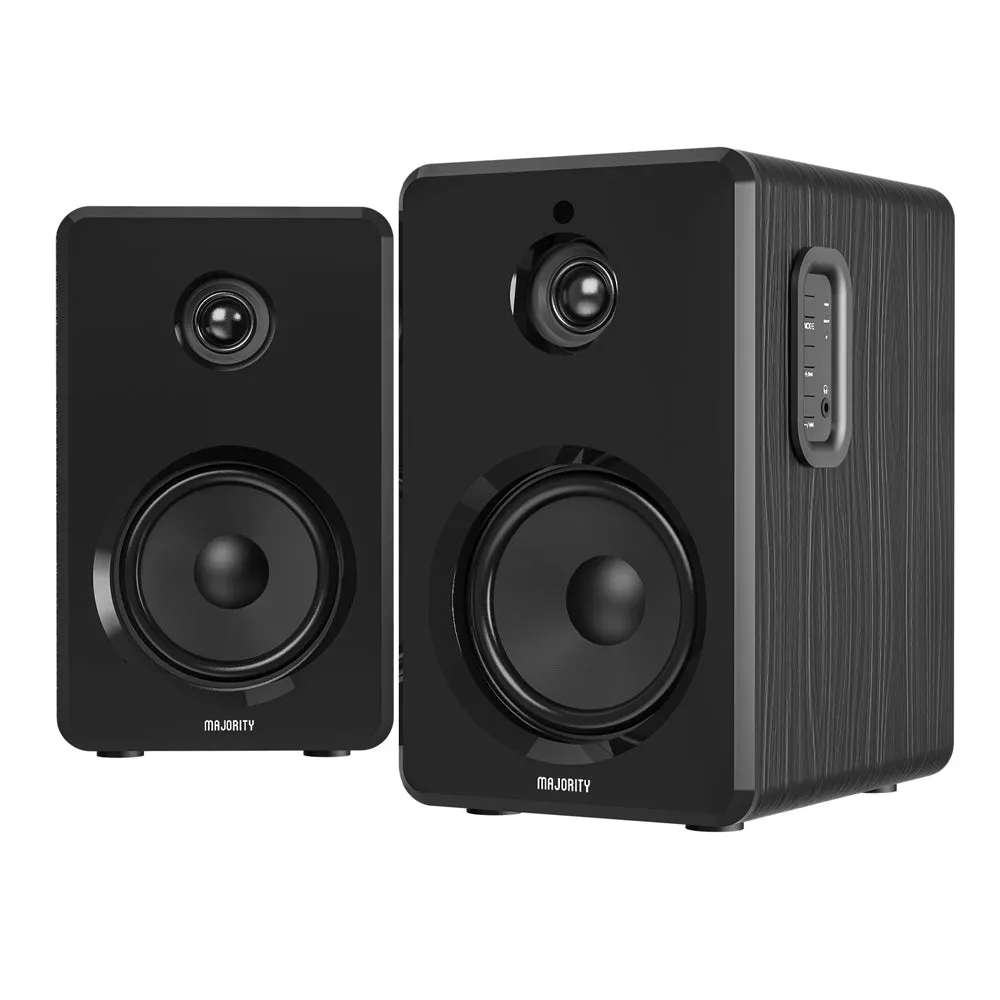 Gadhouse Brad MKII Record Player - Green   Bundled Majority D40 Bluetooth Speakers
