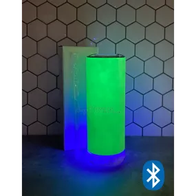 Glow In The Dark Bluetooth Speaker Tumbler 20oz Sublimation Blank Tumbler