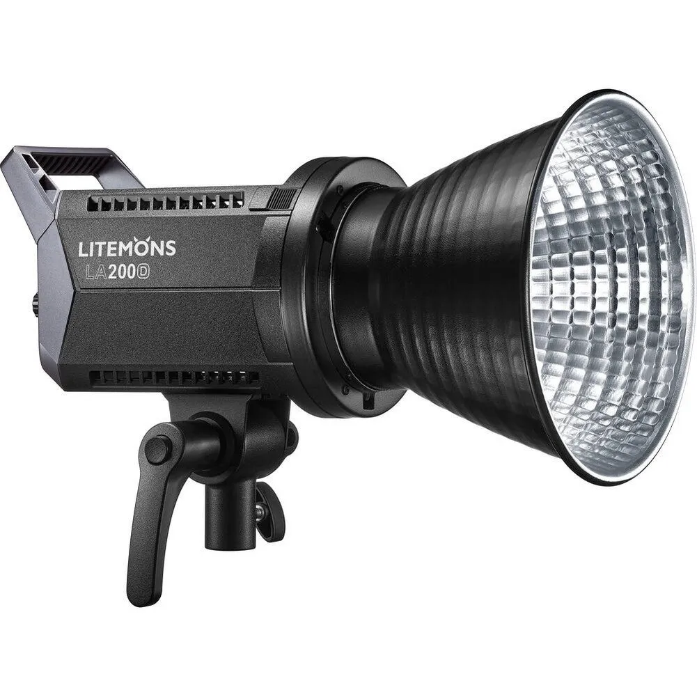 Godox Litemons LA200D Single LED Studio Continuous Lighting Kit - Bundle