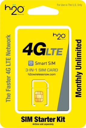 H2O Wireless Land Line Sim Kit