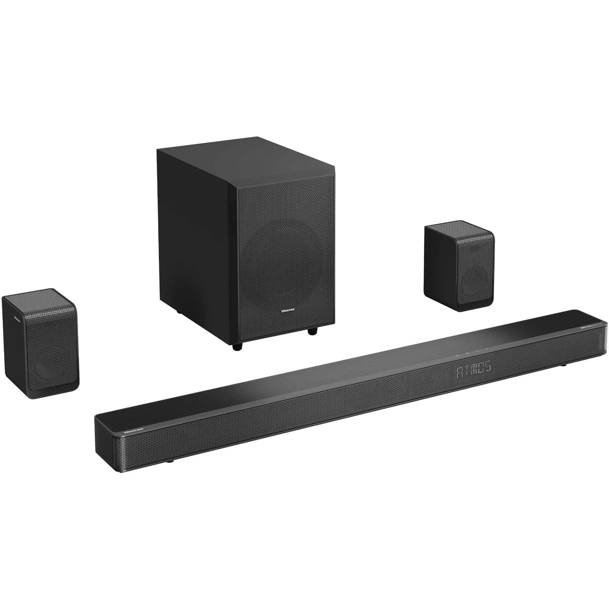 Hisense AX5120G 5.1.2 Ch Dolby Atmos Soundbar w/ Wireless Subwoofer and Surround Speaker