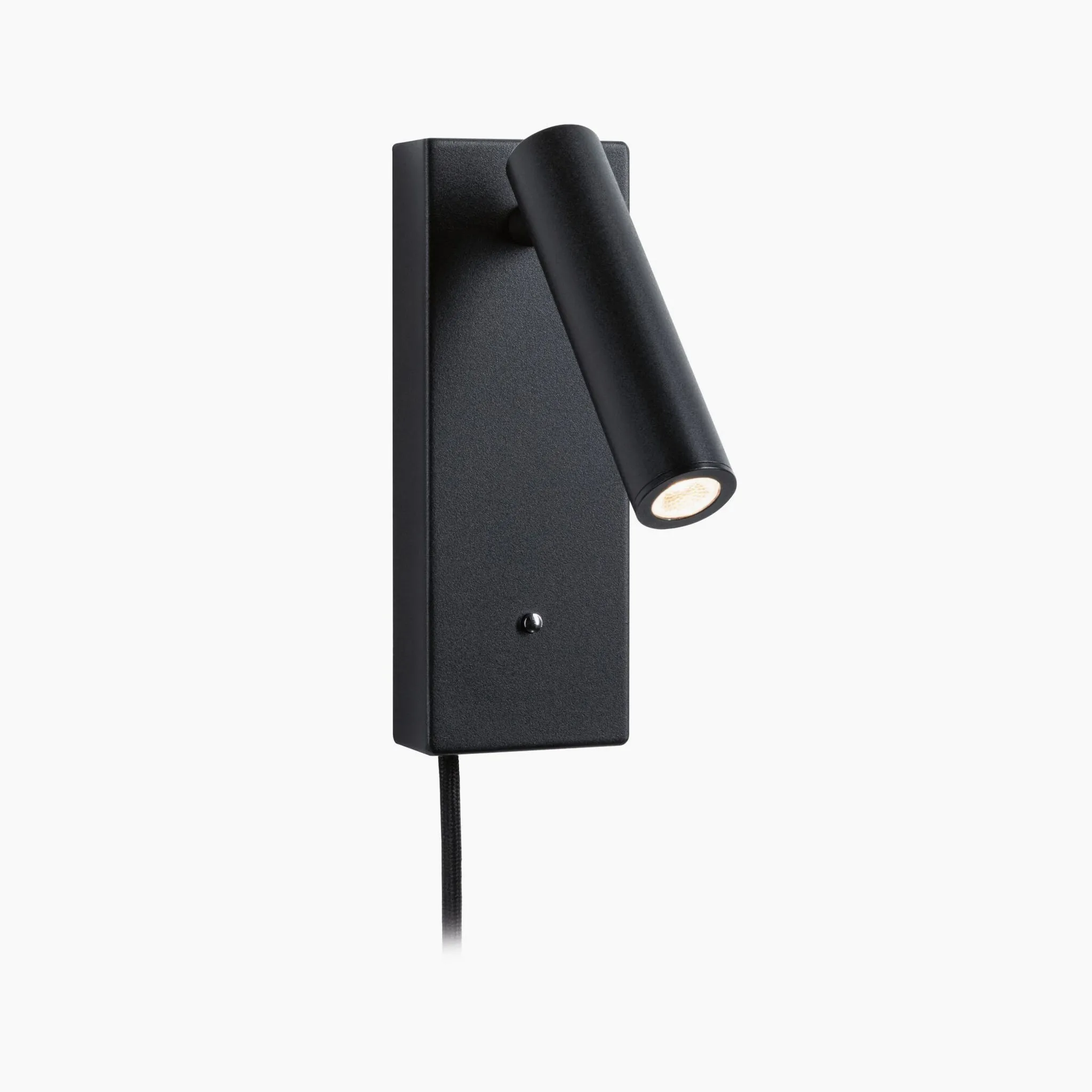 Hulda 14W LED Wall Light with 3-Step Dim & USB Port in Black Matt