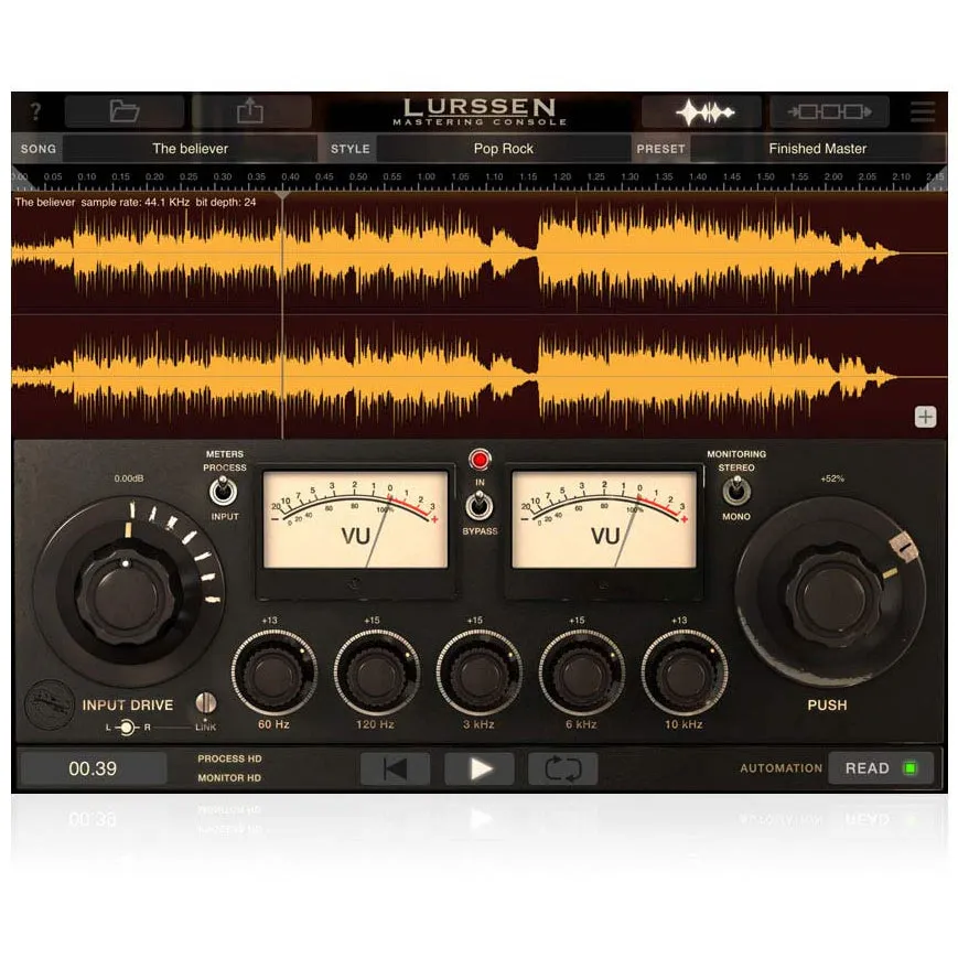 IK Multimedia Lurssen Mastering Control Software