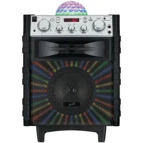 iLive ISB785B Bluetooth Tailgate Speaker with Disco Ball