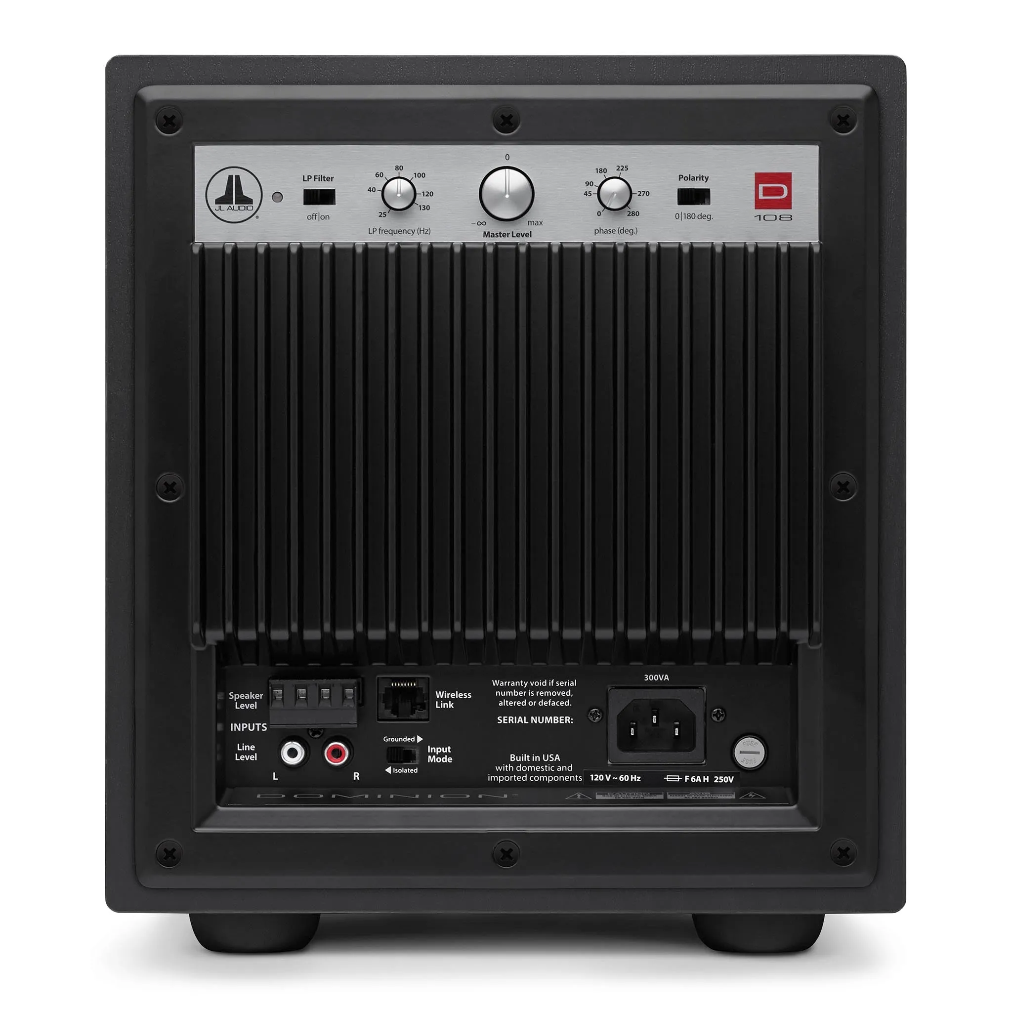 JL Audio Dominion d108 8" Subwoofer (OPEN)