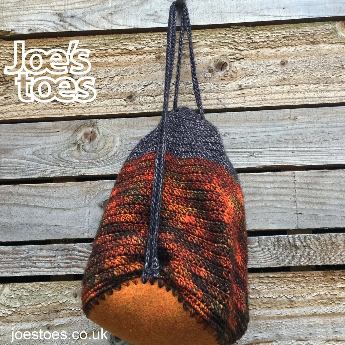 Joe's Toes Felt Bag or Bowl Base - Circle with Punch Holes