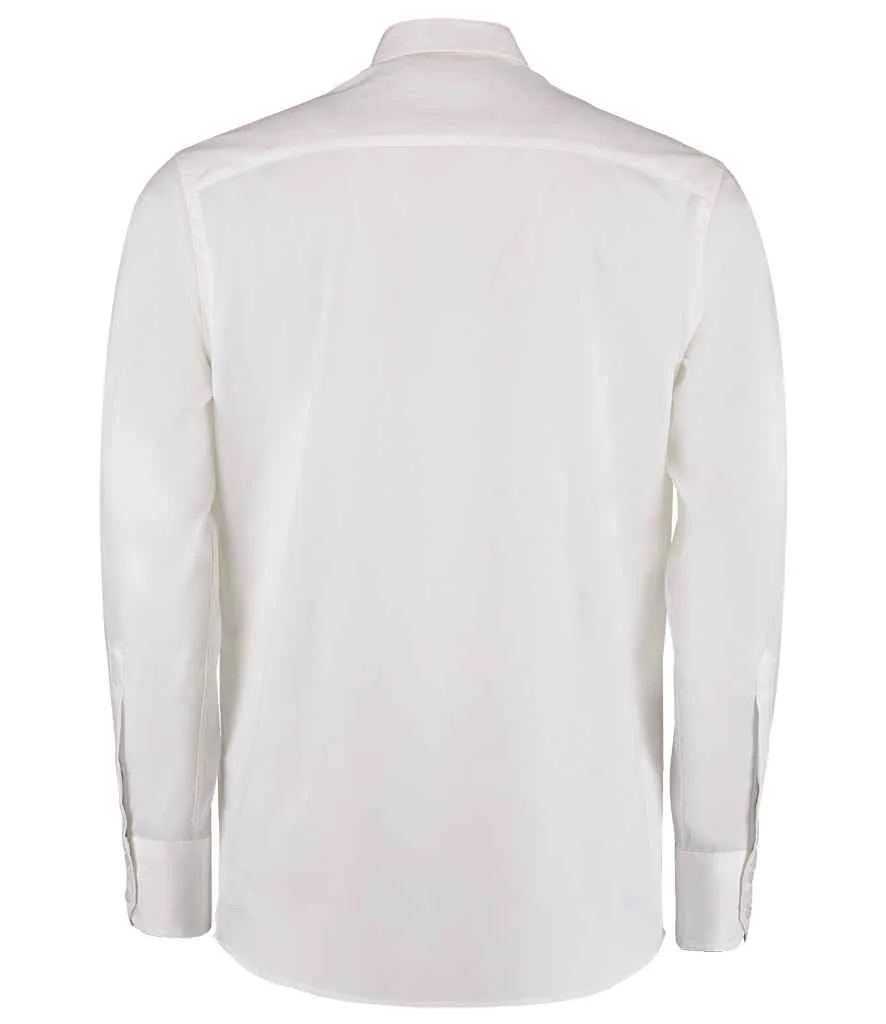 K188 - Kustom Kit Premium Long Sleeve Tailored Oxford Shirt