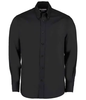K188 - Kustom Kit Premium Long Sleeve Tailored Oxford Shirt