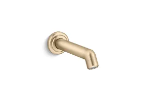 Kallista P24917-00-BAF Pure Paletta® Wall-Mount Bath Spout - Brushed French Gold
