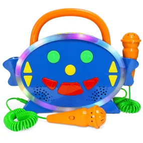 Karaoke Machine for Kids with 2 Microphones | Kids Music Player with 100 Pre-Loaded Songs