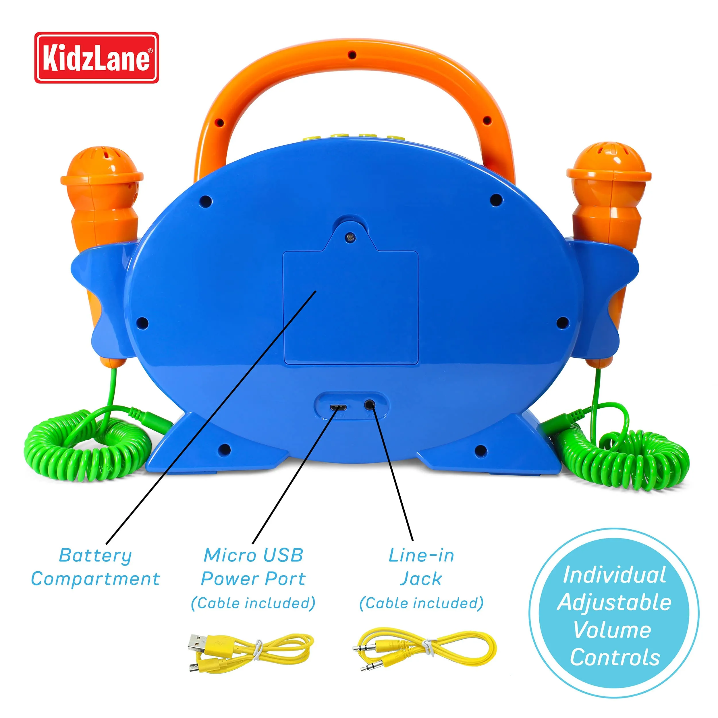 Karaoke Machine for Kids with 2 Microphones | Kids Music Player with 100 Pre-Loaded Songs