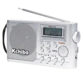KCHIBO - AM / FM Radio Portable with Alarm Silver