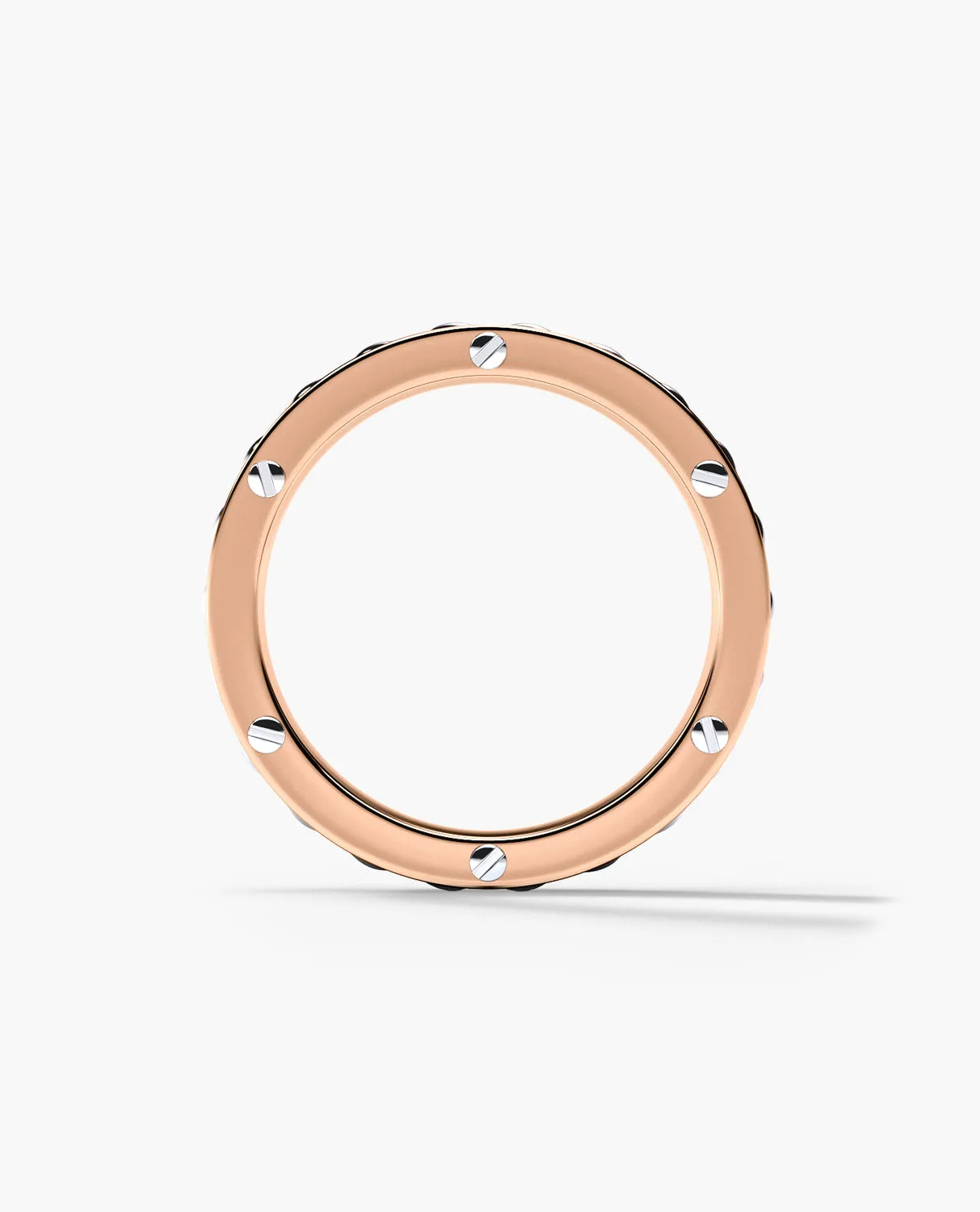 KENSINGTON Two Tone Gold Cuban Link Ring