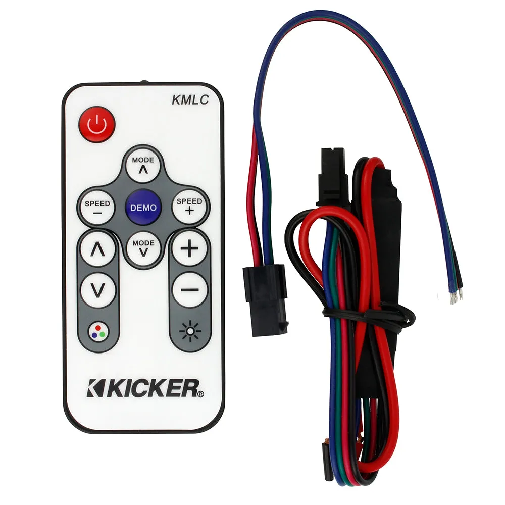 Kicker KM Speakers RGB Lighting Remote Control With Receiver Module 41MKLC