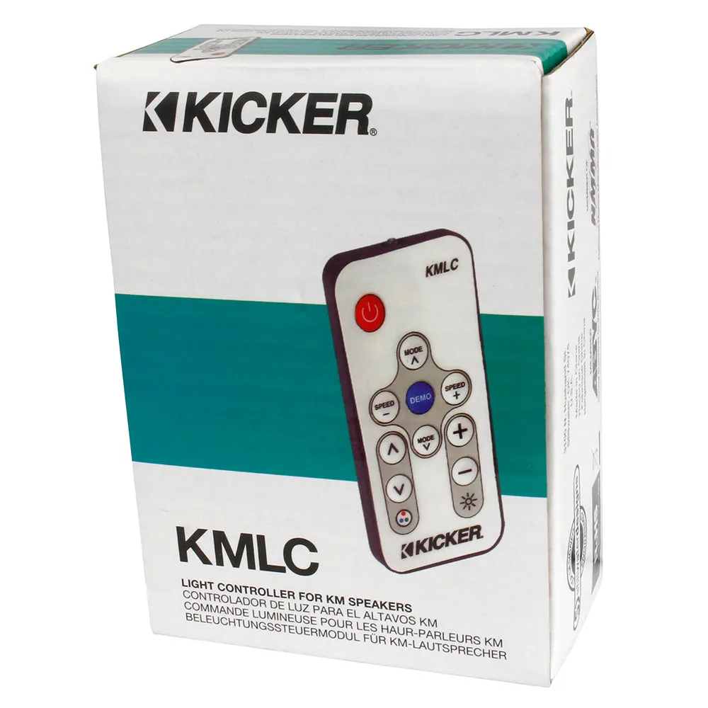 Kicker KM Speakers RGB Lighting Remote Control With Receiver Module 41MKLC