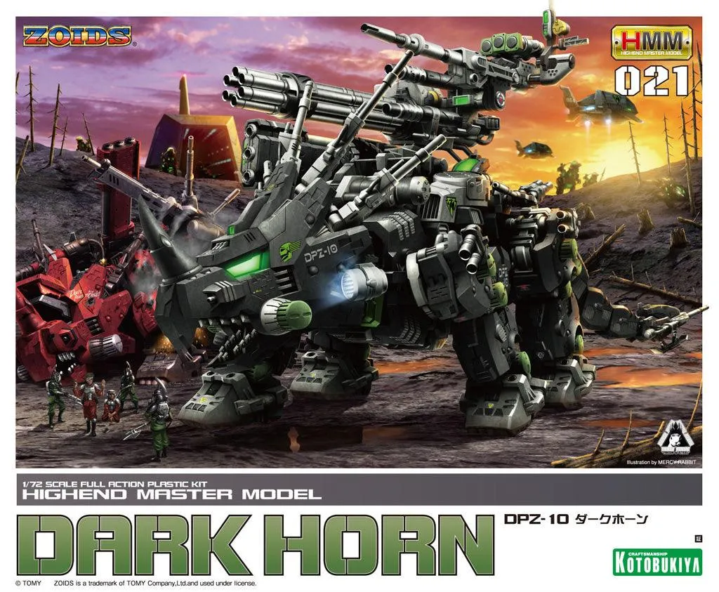 Kotobukiya Zoids 021 DPZ-10 Dark Horn 1/72 Model Kit