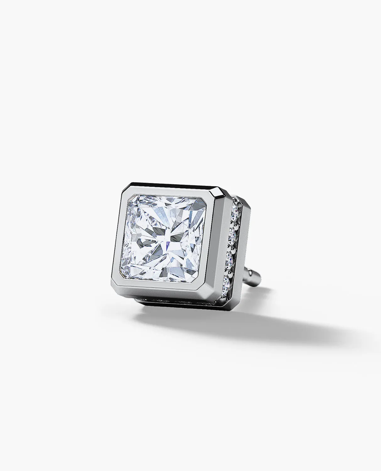 LA PAZ Gold Single Stud Earring with 1.06ct Diamonds