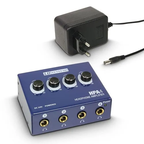 LD Systems HPA4 Headphone Amplifier 4-Channel