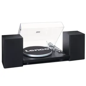 Lenco LS-500 Turntable with Bluetooth Connectivity & Stereo Speakers (Black)