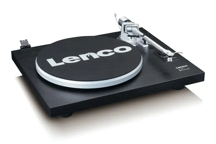 Lenco LS-500 Turntable with Bluetooth Connectivity & Stereo Speakers (Black)