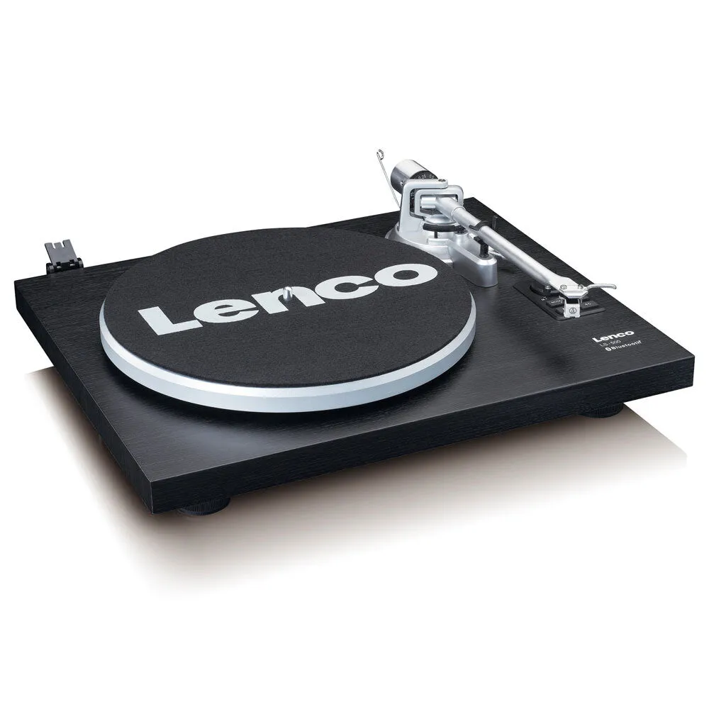Lenco LS-500 Turntable with Bluetooth Connectivity & Stereo Speakers (Black)