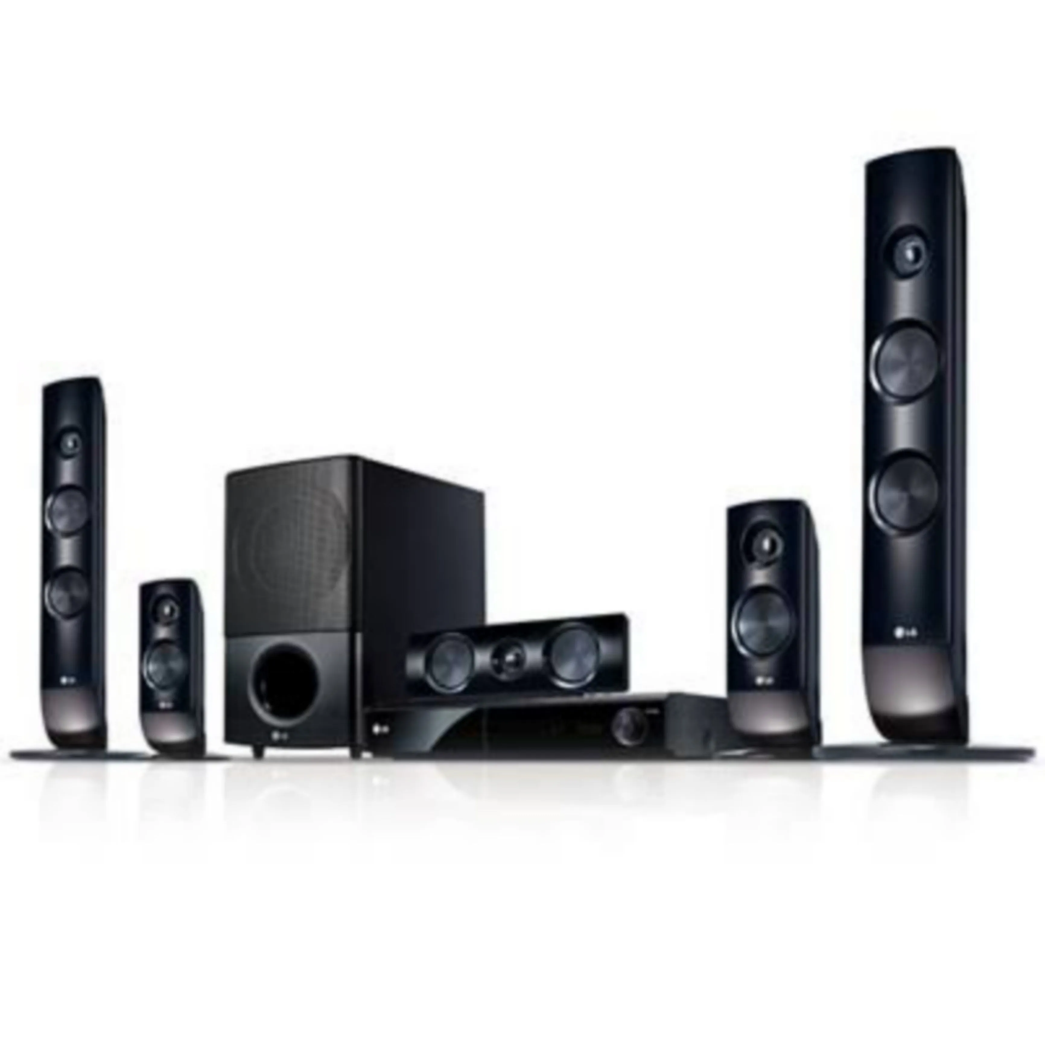 LG HT806PM 5.1Ch 850W DVD Home Cinema System (USB, FM, Aux, Optical, HDMI Out) - Foreign Used