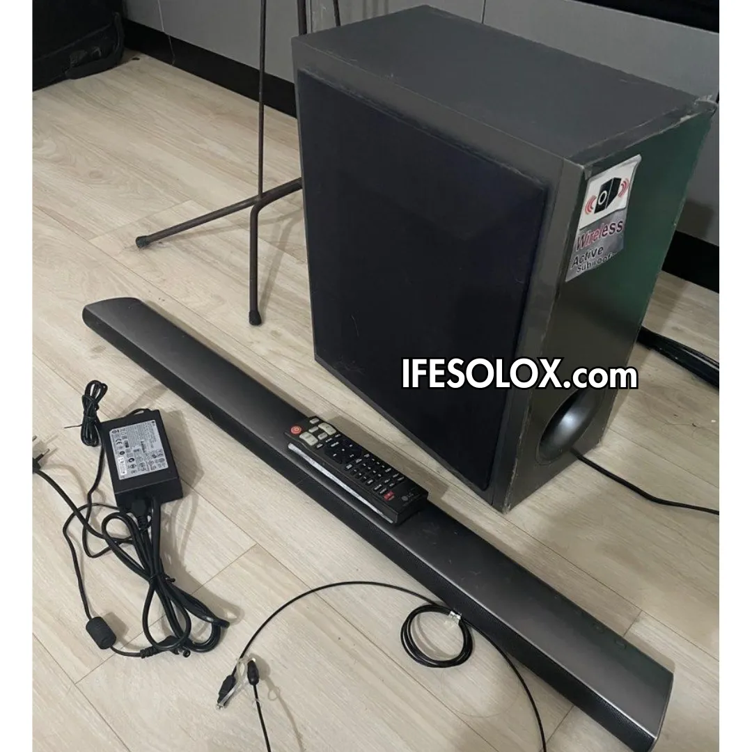 LG NB3540 2.1Ch 320W High Resolution Bluetooth Sound Bar with Wireless Subwoofer - Foreign Used