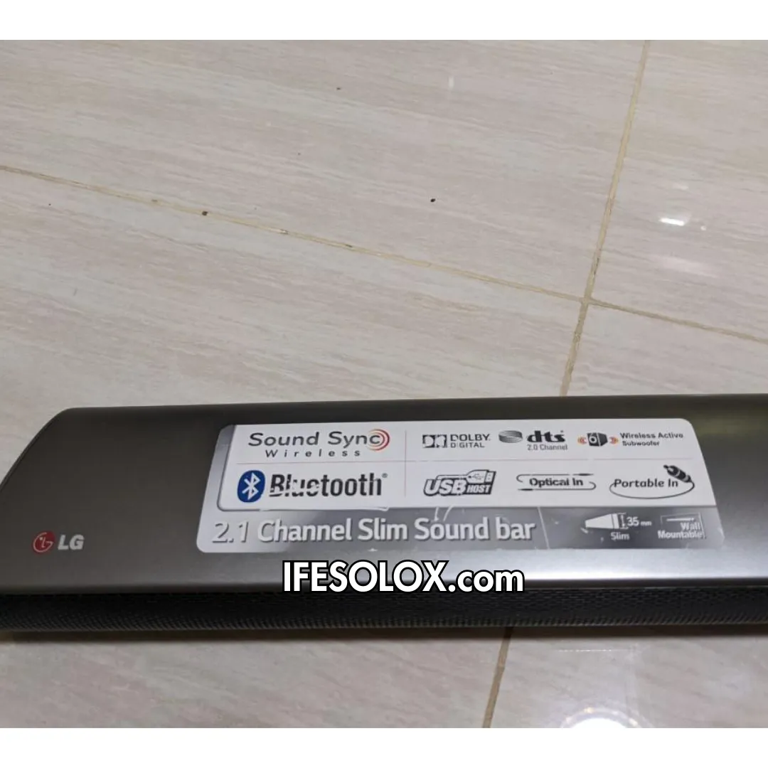 LG NB3540 2.1Ch 320W High Resolution Bluetooth Sound Bar with Wireless Subwoofer - Foreign Used
