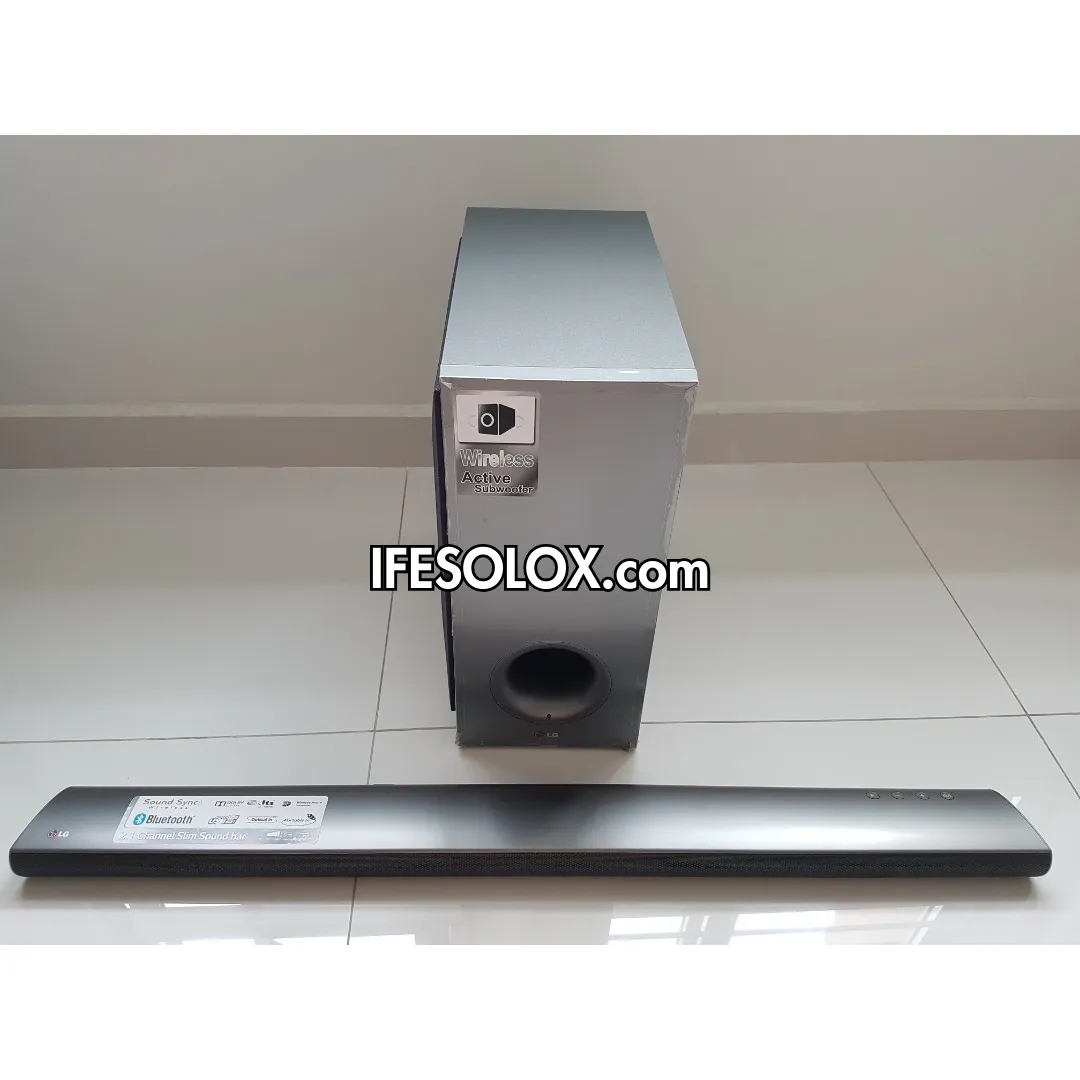 LG NB3540 2.1Ch 320W High Resolution Bluetooth Sound Bar with Wireless Subwoofer - Foreign Used